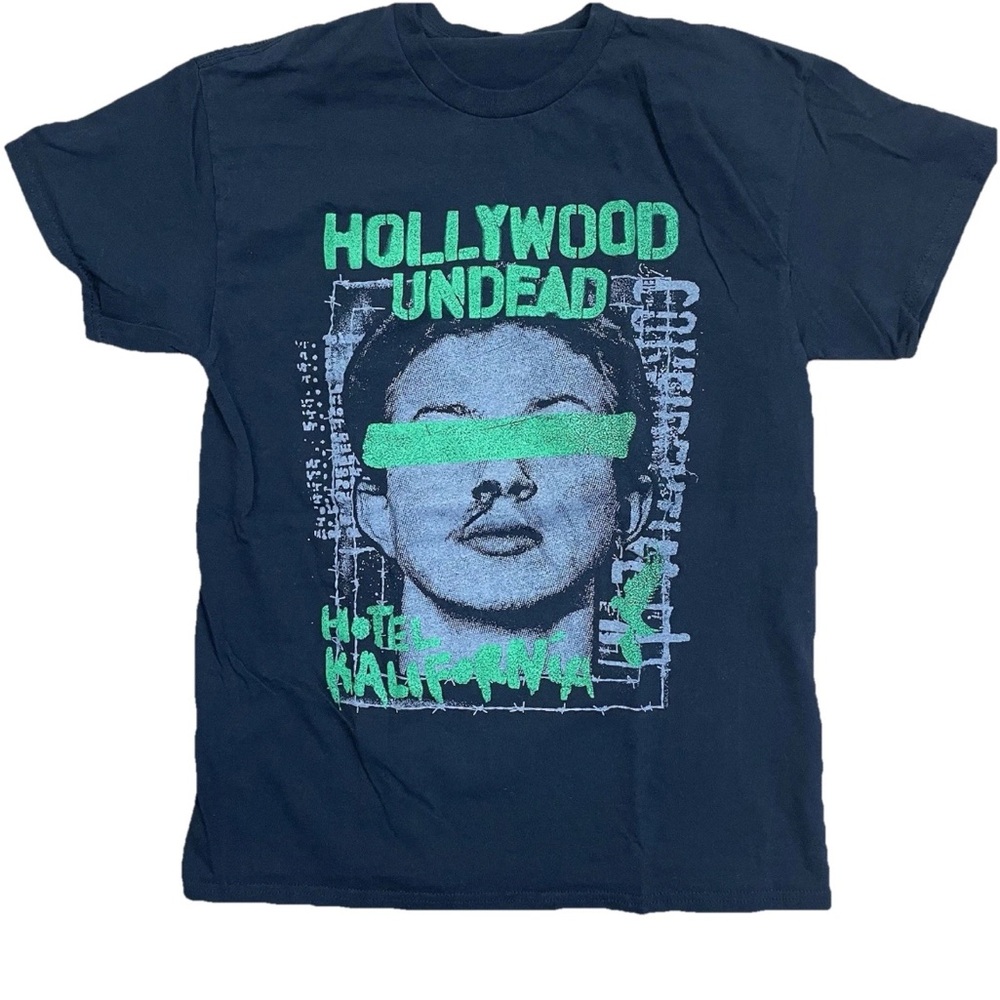 Hollywood Undead T-Shirt Band Tee Black Hotel Kalifornia 2022 Music Rap Rock SM